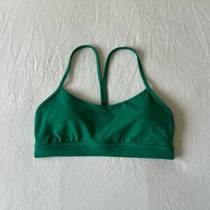 Lululemon Flow Y Bra - Cascadia Green